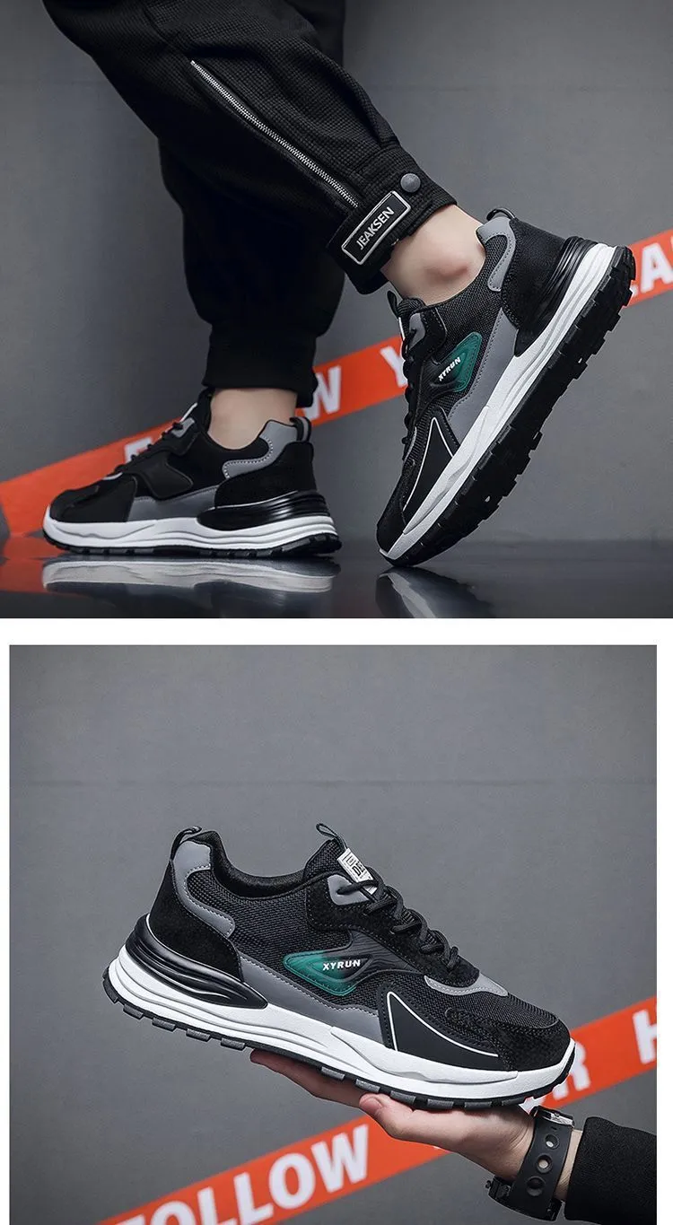 Men's Summer Breathable Mesh Sneakers Lightweight Running Shoes Casual Sports Walking Shoes Soft Sole Comfortable Athletic Footwear showcase 10