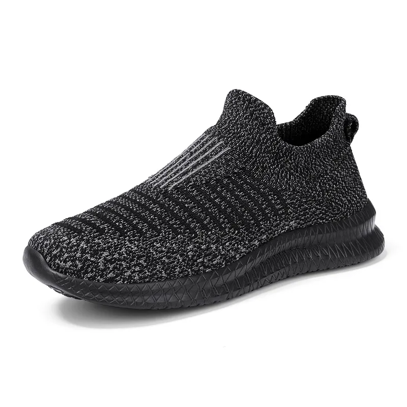 Men's Breathable Mesh Running Shoes - Lightweight Summer Sports Sneakers - Large Size 48 - Trendy Cross-Border Design - Includes Socks thumbnail 9