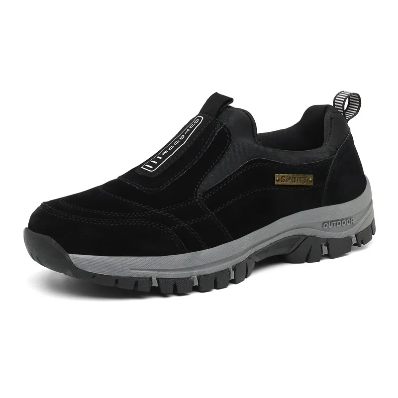 Men's Outdoor Walking Shoes Lightweight Breathable Running Sneakers - Large Size Hiking and Sports Footwear for Elderly and Active Individuals - Trendy Cross-Border Fashion thumbnail 5