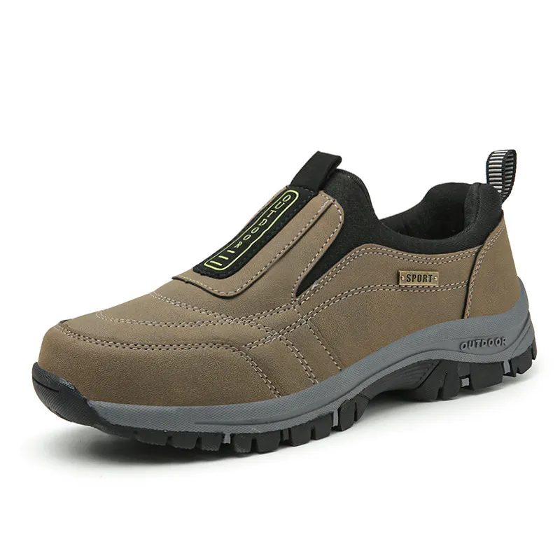 Men's Outdoor Walking Shoes Lightweight Breathable Running Sneakers - Large Size Hiking and Sports Footwear for Elderly and Active Individuals - Trendy Cross-Border Fashion thumbnail 6