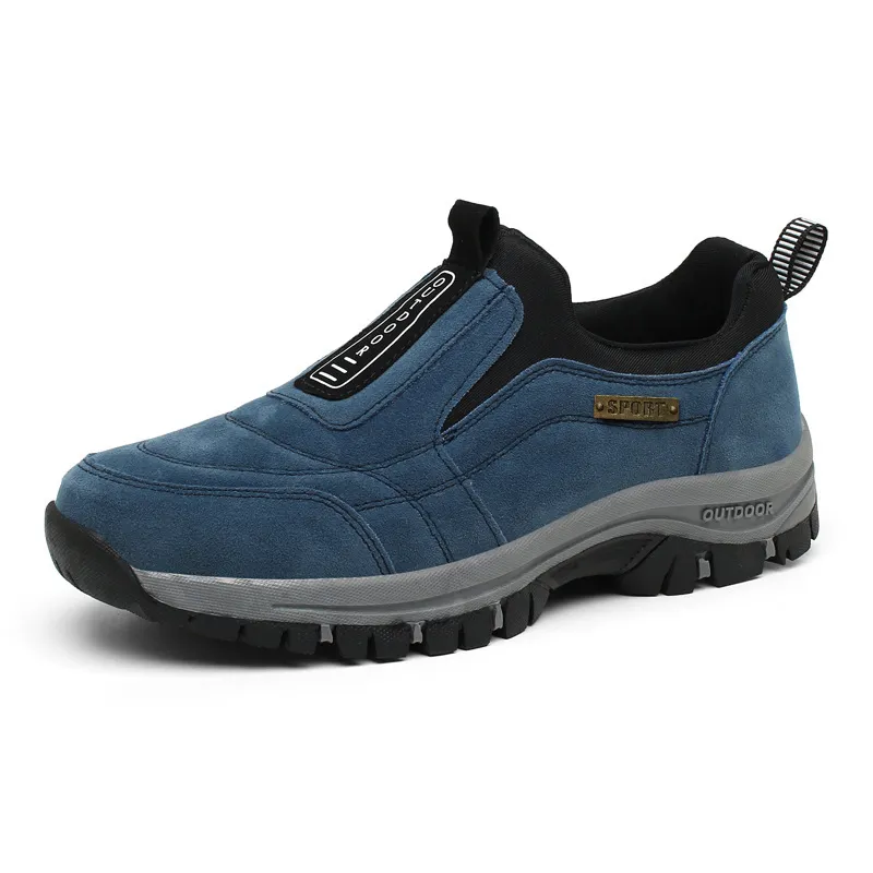Men's Outdoor Walking Shoes Lightweight Breathable Running Sneakers - Large Size Hiking and Sports Footwear for Elderly and Active Individuals - Trendy Cross-Border Fashion thumbnail 10