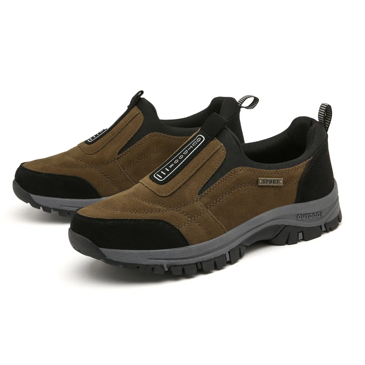 Men's Outdoor Walking Shoes Lightweight Breathable Running Sneakers - Large Size Hiking and Sports Footwear for Elderly and Active Individuals - Trendy Cross-Border Fashion showcase 7