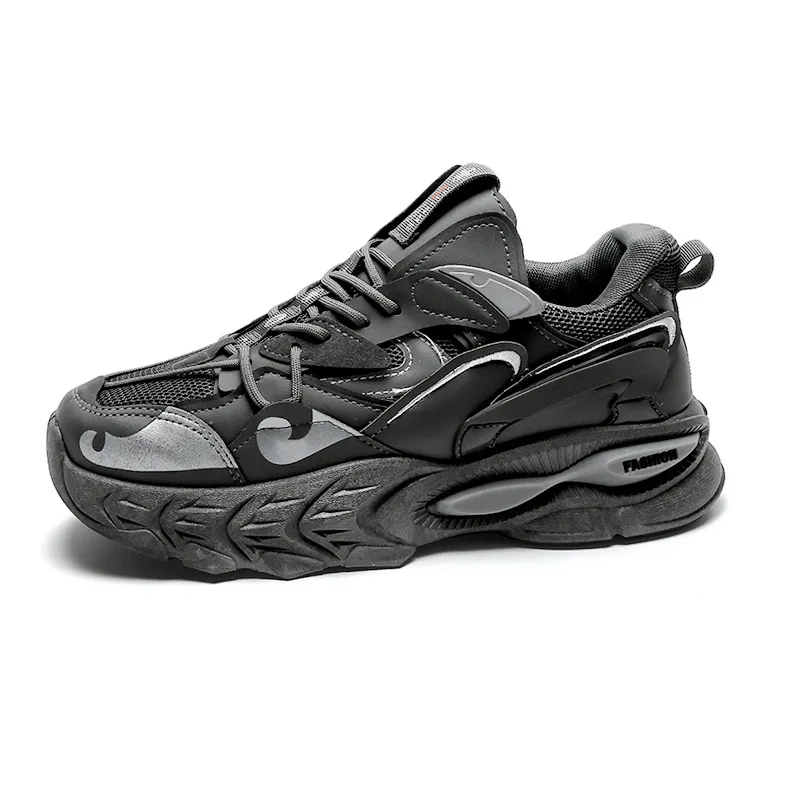 Men's Korean Style Trendy Dad Sneakers - Lightweight Casual Sports Shoes for Youth - Spring/Autumn Fashion, One-Piece Dropshipping Available thumbnail 5