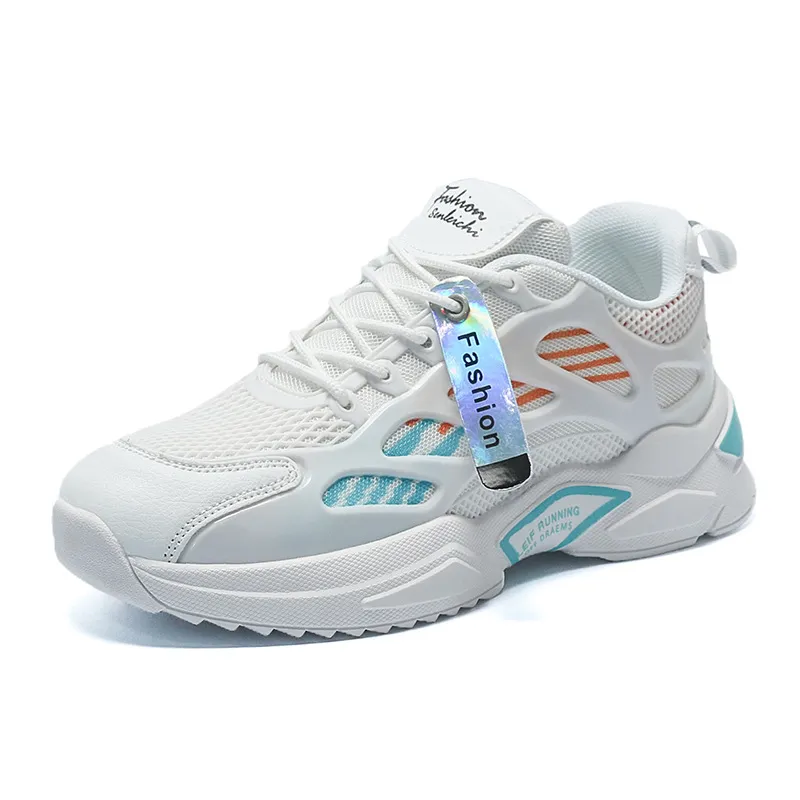 Men's Lightweight Mesh Running Shoes - Breathable Athletic Sneakers for Sports, Casual Wear, and Students - Trendy Dad Shoes for Spring/Autumn thumbnail 5