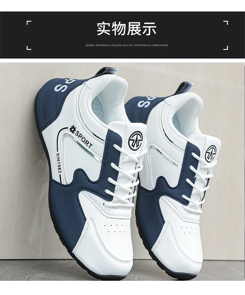Men's Casual Leather Sneakers - Torre New Sports Style - Autumn Fashion TikTok Trending Shoes showcase 10