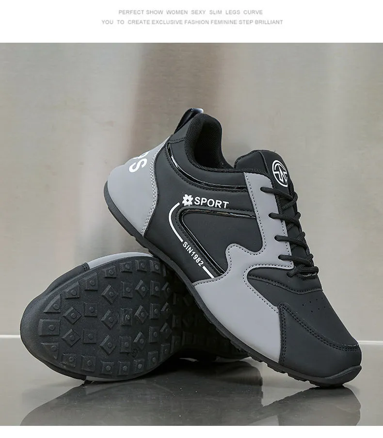 Men's Casual Leather Sneakers - Torre New Sports Style - Autumn Fashion TikTok Trending Shoes showcase 18