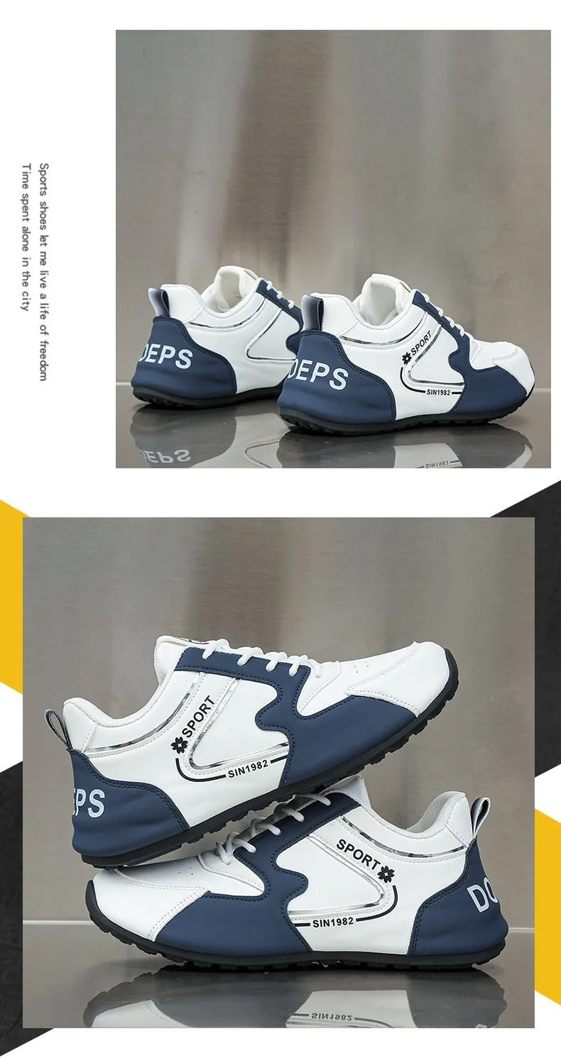 Men's Casual Leather Sneakers - Torre New Sports Style - Autumn Fashion TikTok Trending Shoes showcase 11