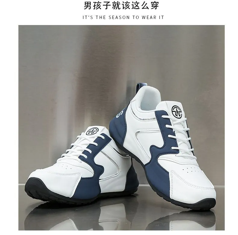Men's Casual Leather Sneakers - Torre New Sports Style - Autumn Fashion TikTok Trending Shoes showcase 12