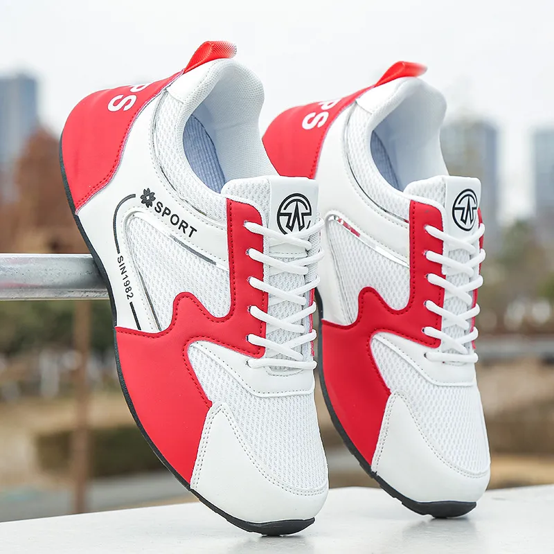 Men's Casual Leather Sneakers - Torre New Sports Style - Autumn Fashion TikTok Trending Shoes thumbnail 8