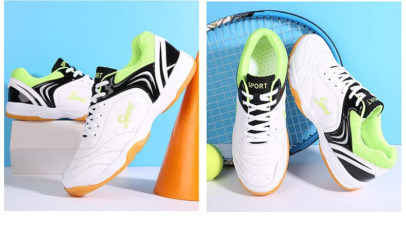 Men's & Women's Badminton Shoes - Lightweight Outdoor Sports Sneakers - Versatile Running Shoes for Casual Wear - Large Size Available - 2024 Collection showcase 2