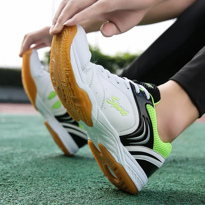 Men's & Women's Badminton Shoes - Lightweight Outdoor Sports Sneakers - Versatile Running Shoes for Casual Wear - Large Size Available - 2024 Collection thumbnail 4