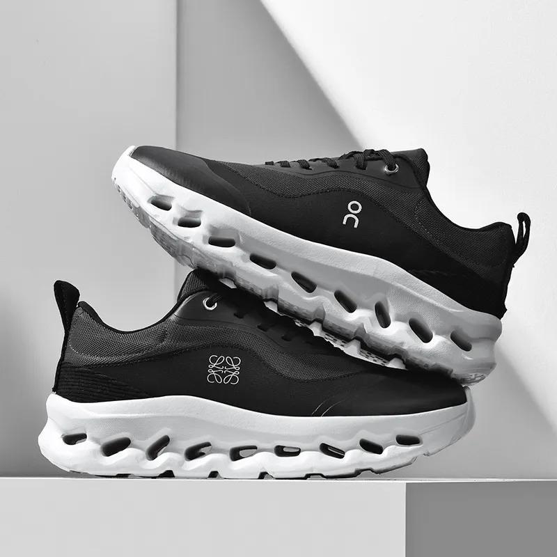 Men's Breathable Mesh Running Shoes - Lightweight Thick Sole Sports Sneakers for Jogging, Travel, and Outdoor Activities - Plus Sizes Available thumbnail 8
