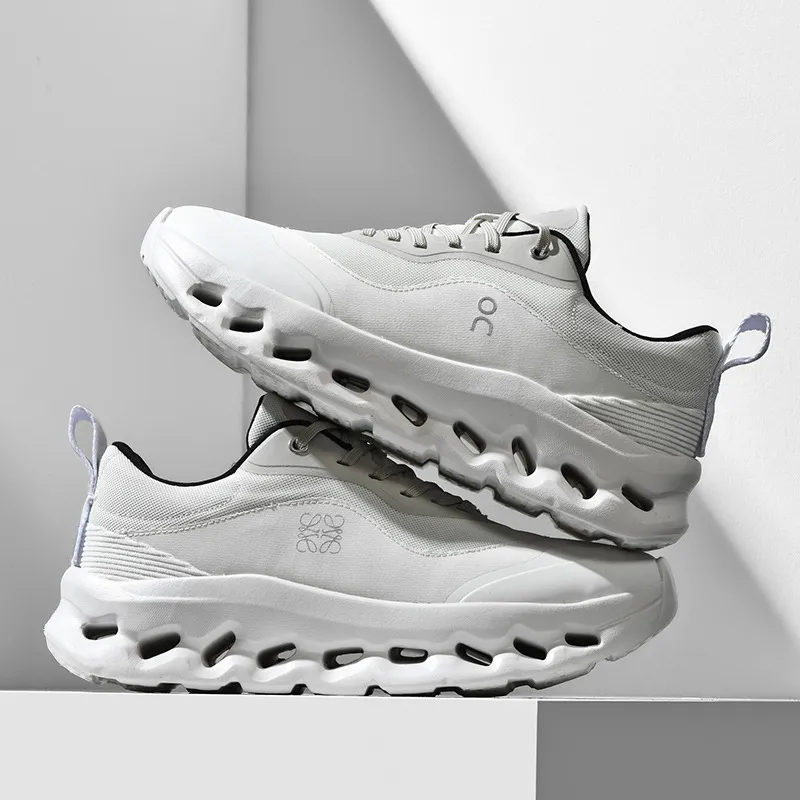 Men's Breathable Mesh Running Shoes - Lightweight Thick Sole Sports Sneakers for Jogging, Travel, and Outdoor Activities - Plus Sizes Available thumbnail 7