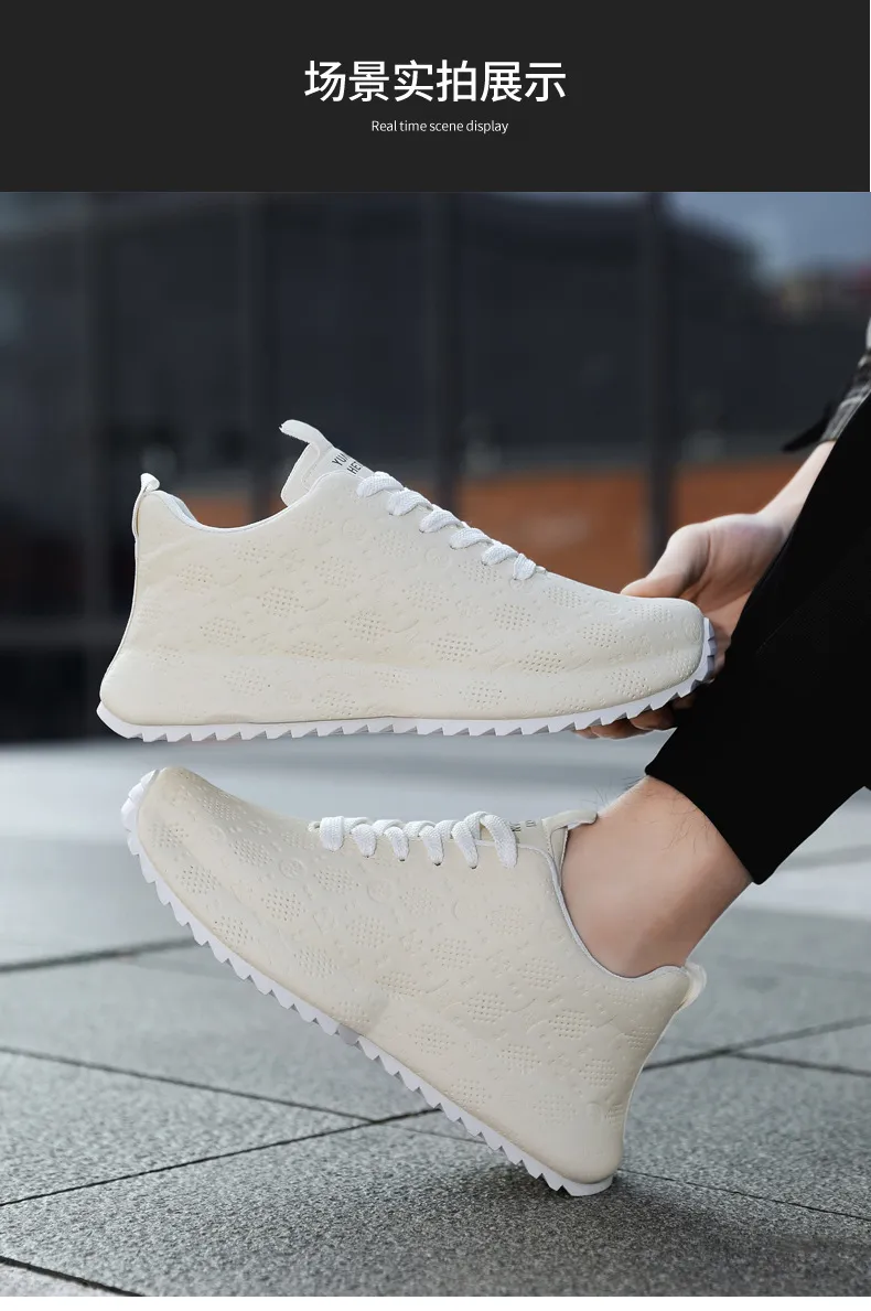 Men's Casual Sports Running Shoes - High-End Trendy Lace-Up Fashion Sneakers for Autumn Winter - Personalized Dad Shoes showcase 9