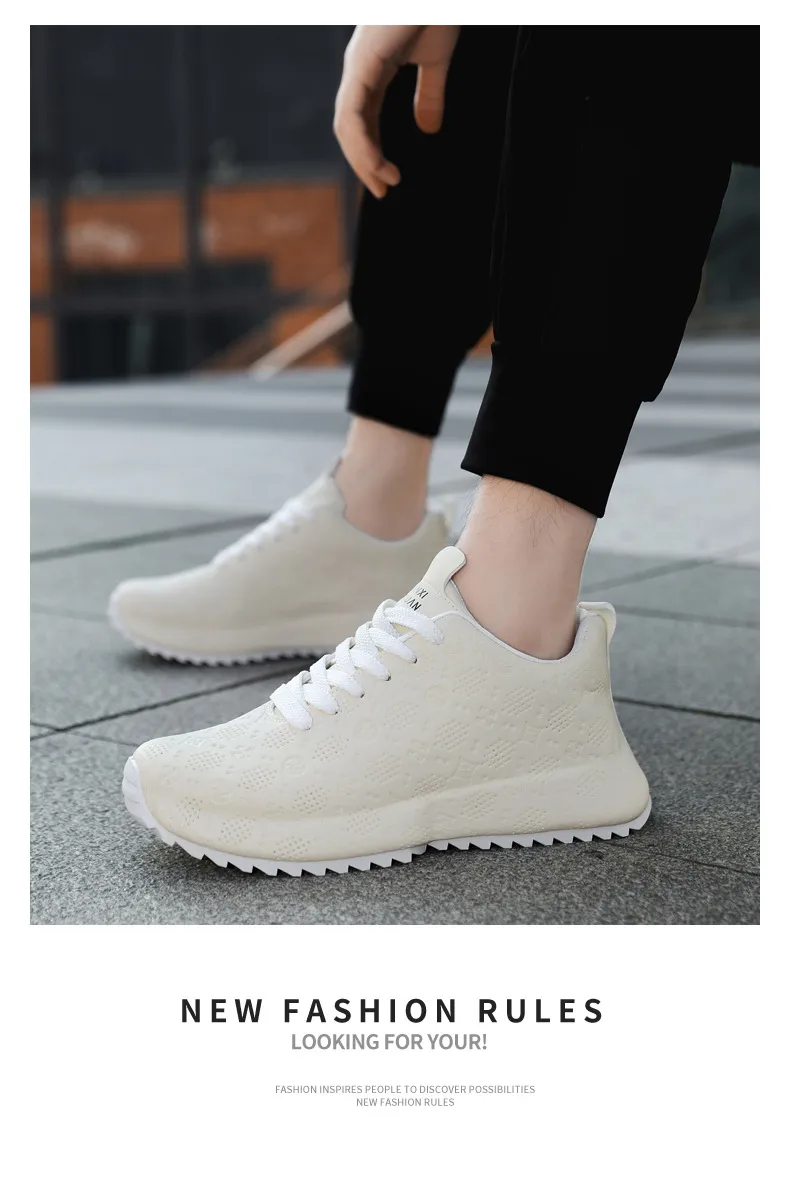 Men's Casual Sports Running Shoes - High-End Trendy Lace-Up Fashion Sneakers for Autumn Winter - Personalized Dad Shoes showcase 10