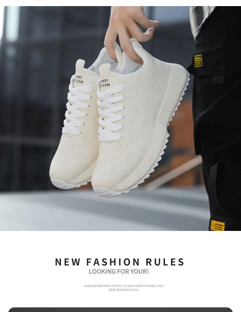 Men's Casual Sports Running Shoes - High-End Trendy Lace-Up Fashion Sneakers for Autumn Winter - Personalized Dad Shoes showcase 12
