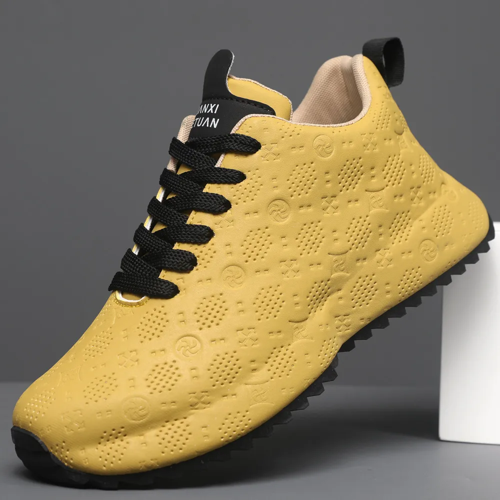 Men's Casual Sports Running Shoes - High-End Trendy Lace-Up Fashion Sneakers for Autumn Winter - Personalized Dad Shoes thumbnail 7