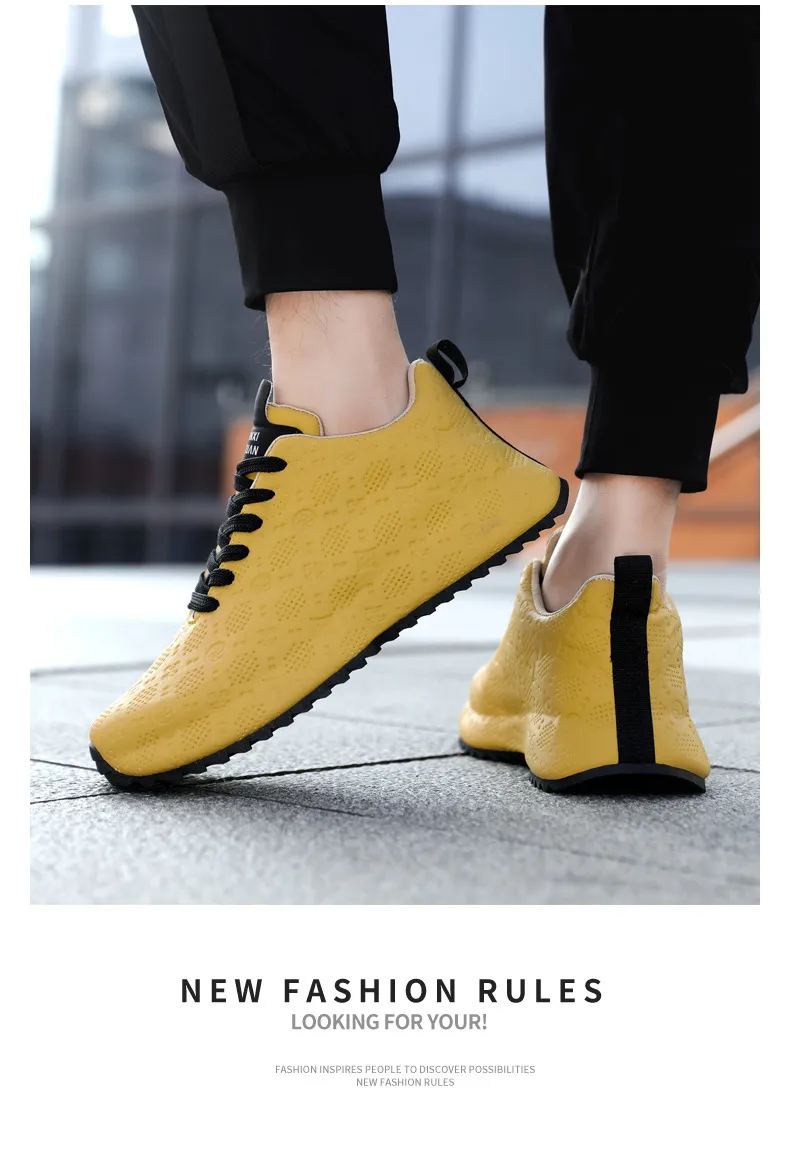 Men's Casual Sports Running Shoes - High-End Trendy Lace-Up Fashion Sneakers for Autumn Winter - Personalized Dad Shoes showcase 15