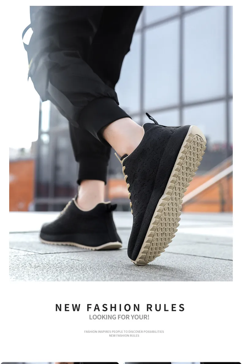 Men's Casual Sports Running Shoes - High-End Trendy Lace-Up Fashion Sneakers for Autumn Winter - Personalized Dad Shoes showcase 20