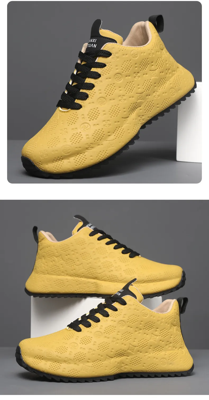 Men's Casual Sports Running Shoes - High-End Trendy Lace-Up Fashion Sneakers for Autumn Winter - Personalized Dad Shoes showcase 18