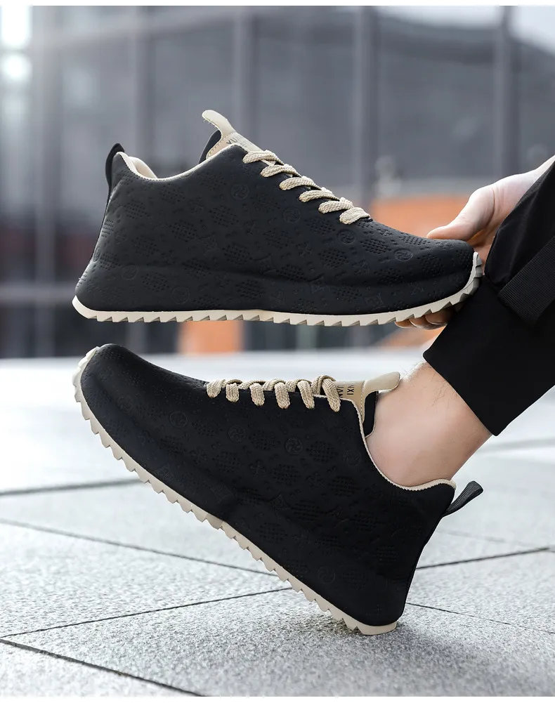 Men's Casual Sports Running Shoes - High-End Trendy Lace-Up Fashion Sneakers for Autumn Winter - Personalized Dad Shoes showcase 19