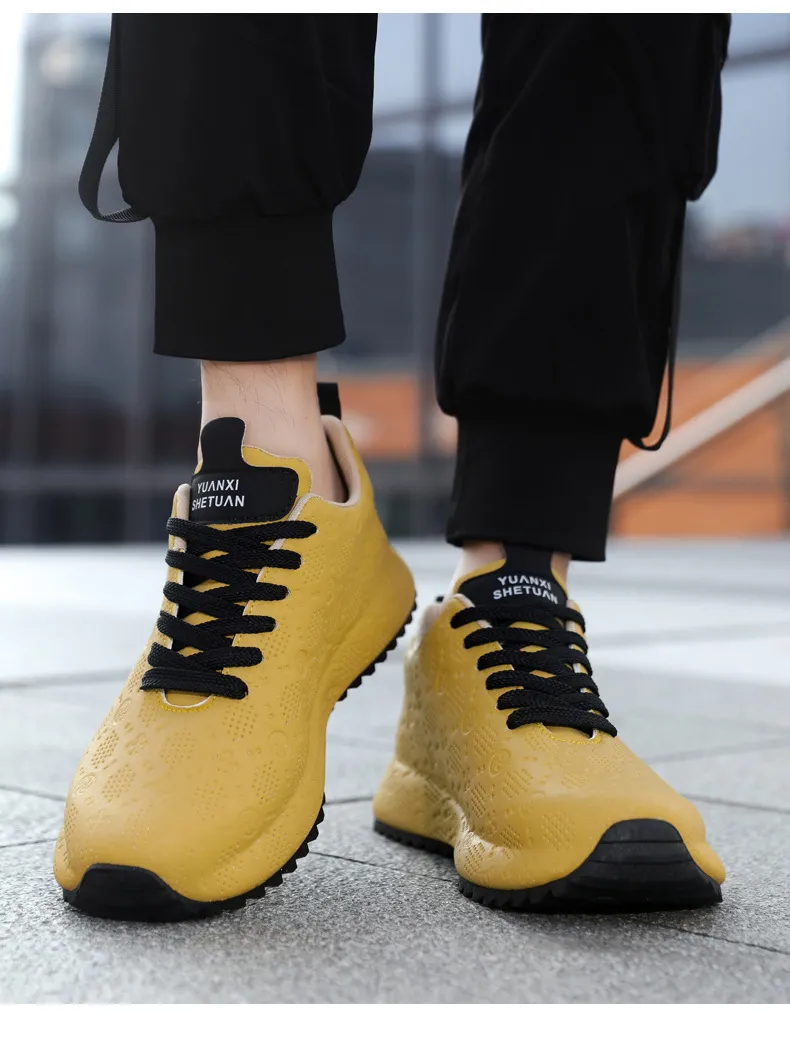 Men's Casual Sports Running Shoes - High-End Trendy Lace-Up Fashion Sneakers for Autumn Winter - Personalized Dad Shoes showcase 14