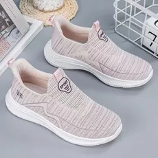 Men's Breathable Mesh Sports Shoes - Large Size Spring Outdoor Casual Fly-Knit Sock Sneakers for Running, Walking, Training showcase 8