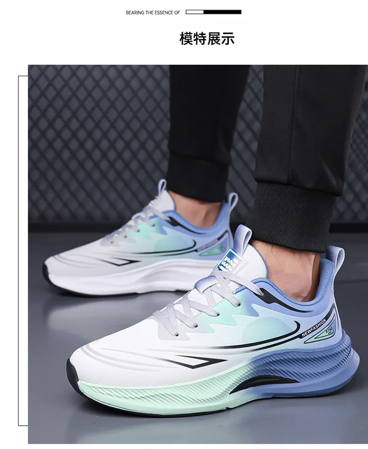 Men's Running Shoes - Lightweight Athletic Sneakers for Sports, Casual Walking, and Training - Shock Absorbing, Soft Sole, Fashionable Design - Perfect for Autumn showcase 13