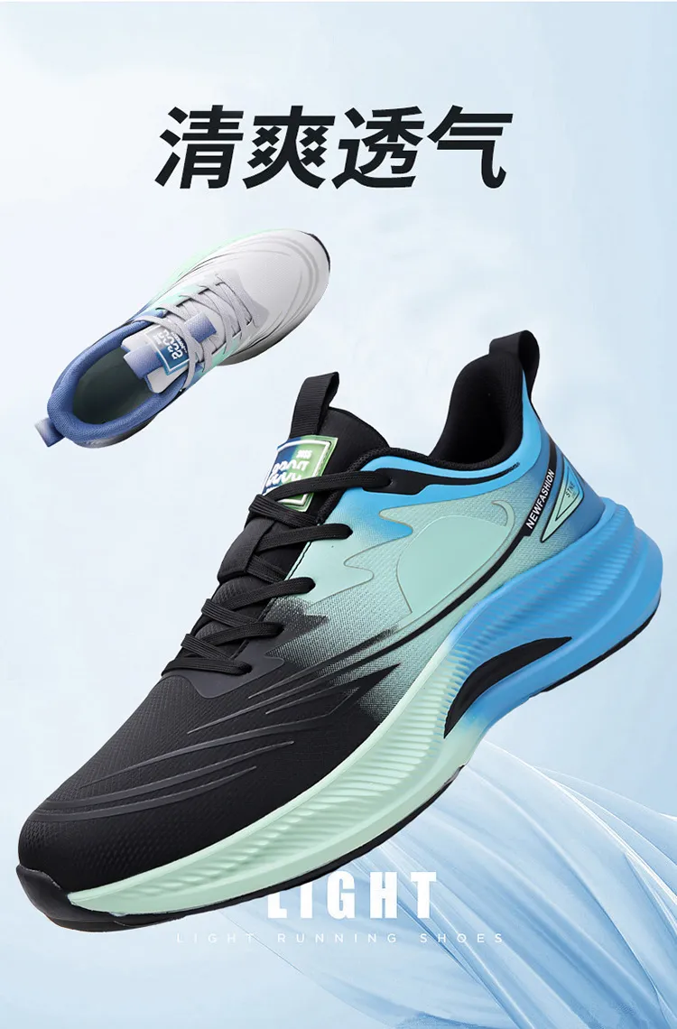 Men's Running Shoes - Lightweight Athletic Sneakers for Sports, Casual Walking, and Training - Shock Absorbing, Soft Sole, Fashionable Design - Perfect for Autumn showcase 4