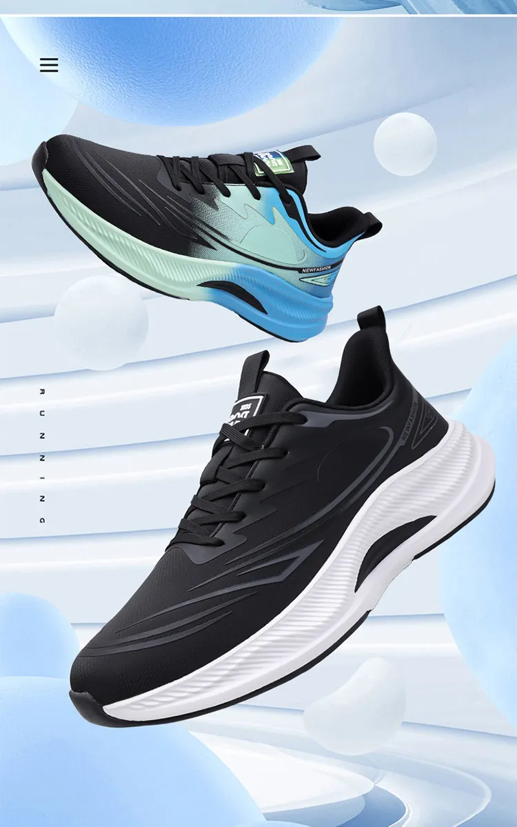 Men's Running Shoes - Lightweight Athletic Sneakers for Sports, Casual Walking, and Training - Shock Absorbing, Soft Sole, Fashionable Design - Perfect for Autumn showcase 5