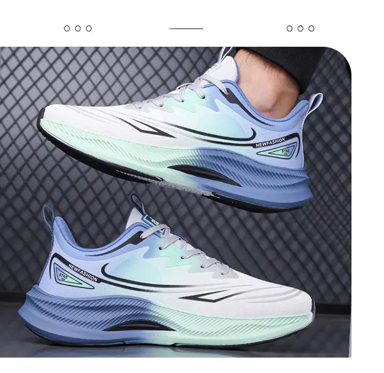 Men's Running Shoes - Lightweight Athletic Sneakers for Sports, Casual Walking, and Training - Shock Absorbing, Soft Sole, Fashionable Design - Perfect for Autumn showcase 14