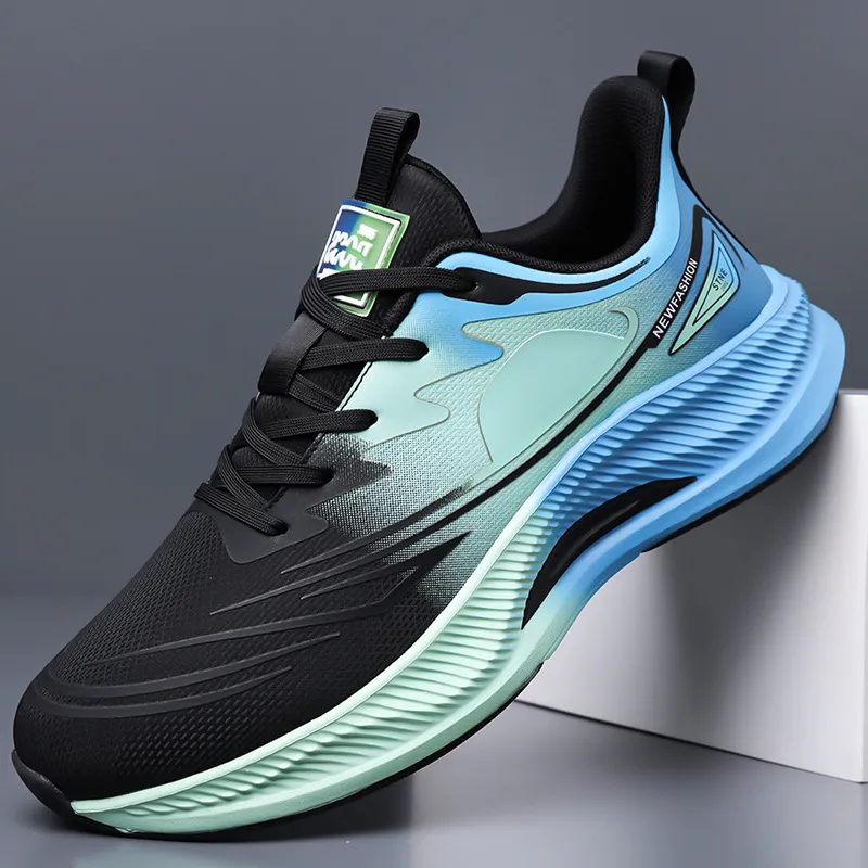 Men's Running Shoes - Lightweight Athletic Sneakers for Sports, Casual Walking, and Training - Shock Absorbing, Soft Sole, Fashionable Design - Perfect for Autumn thumbnail 3