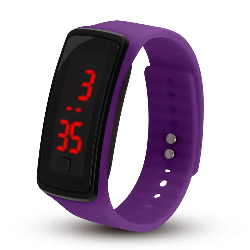 LED Bracelet Watch for Kids, Teens, Students - Silicone Digital Wristwatch for Sports, Exams, Silent Time - Unisex Electronic Watch showcase 9