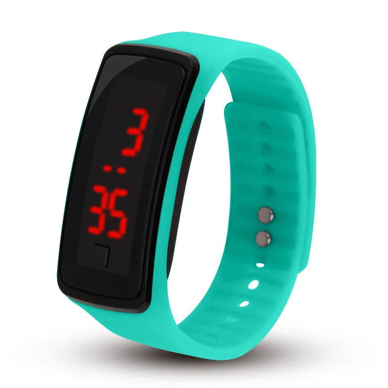 LED Bracelet Watch for Kids, Teens, Students - Silicone Digital Wristwatch for Sports, Exams, Silent Time - Unisex Electronic Watch thumbnail 9