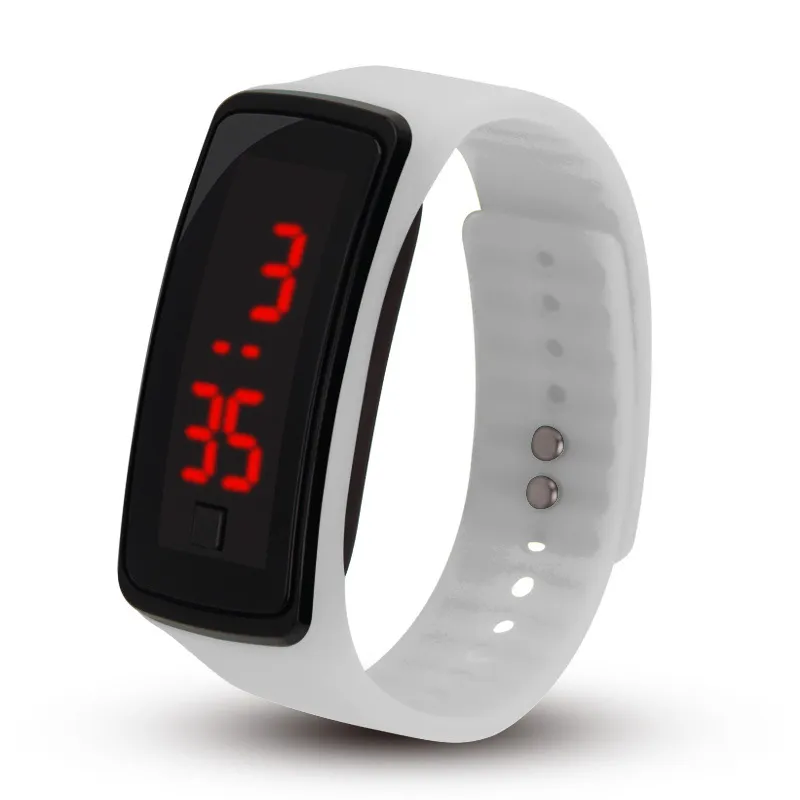 LED Bracelet Watch for Kids, Teens, Students - Silicone Digital Wristwatch for Sports, Exams, Silent Time - Unisex Electronic Watch showcase 10