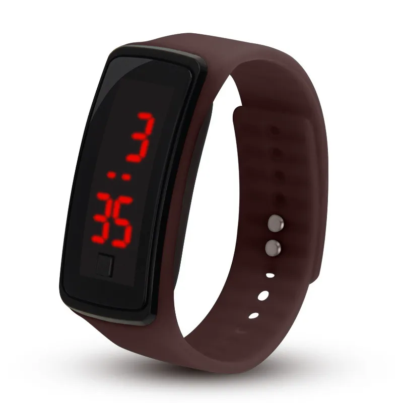 LED Bracelet Watch for Kids, Teens, Students - Silicone Digital Wristwatch for Sports, Exams, Silent Time - Unisex Electronic Watch showcase 13