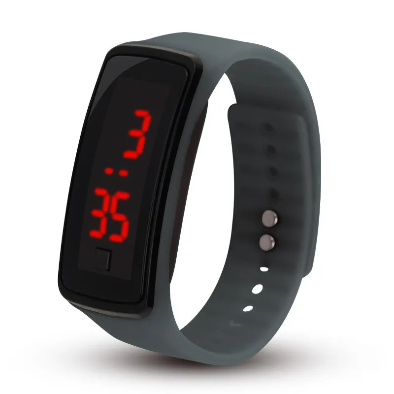 LED Bracelet Watch for Kids, Teens, Students - Silicone Digital Wristwatch for Sports, Exams, Silent Time - Unisex Electronic Watch showcase 16