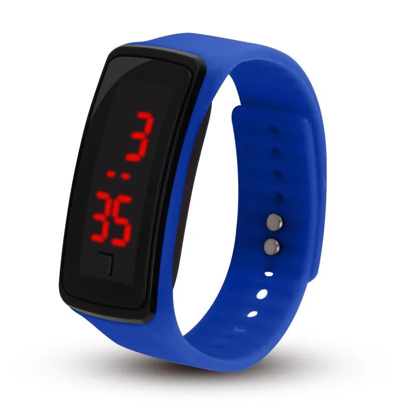 LED Bracelet Watch for Kids, Teens, Students - Silicone Digital Wristwatch for Sports, Exams, Silent Time - Unisex Electronic Watch showcase 17