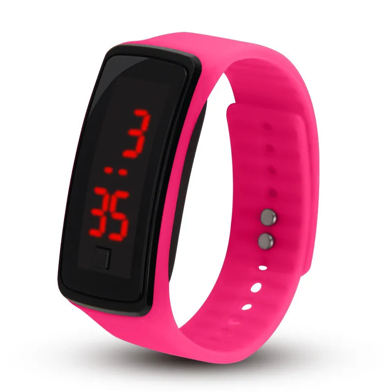 LED Bracelet Watch for Kids, Teens, Students - Silicone Digital Wristwatch for Sports, Exams, Silent Time - Unisex Electronic Watch showcase 6