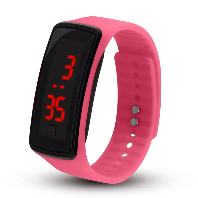 LED Bracelet Watch for Kids, Teens, Students - Silicone Digital Wristwatch for Sports, Exams, Silent Time - Unisex Electronic Watch showcase 7