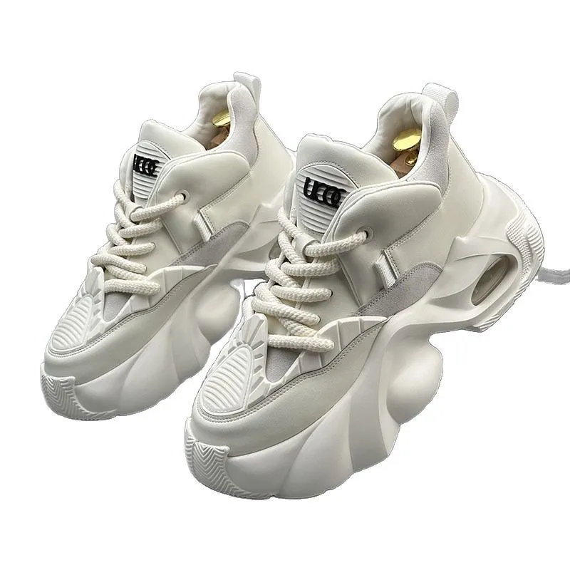 Men's Spring Casual Sneakers Comfortable Fashionable Skateboarding Shoes High Top Work Boots for Men thumbnail 5