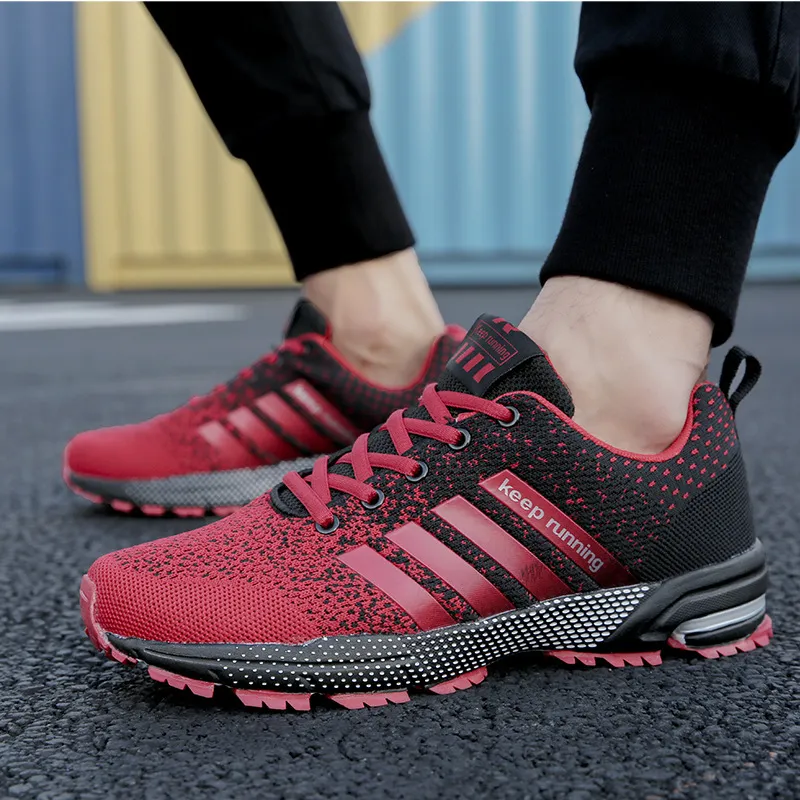 Men's Running Shoes Lightweight Breathable Mesh Sneakers Versatile Outdoor Sports Casual Shoes for Gym Training Walking thumbnail 3