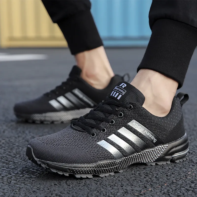 Men's Running Shoes Lightweight Breathable Mesh Sneakers Versatile Outdoor Sports Casual Shoes for Gym Training Walking thumbnail 2
