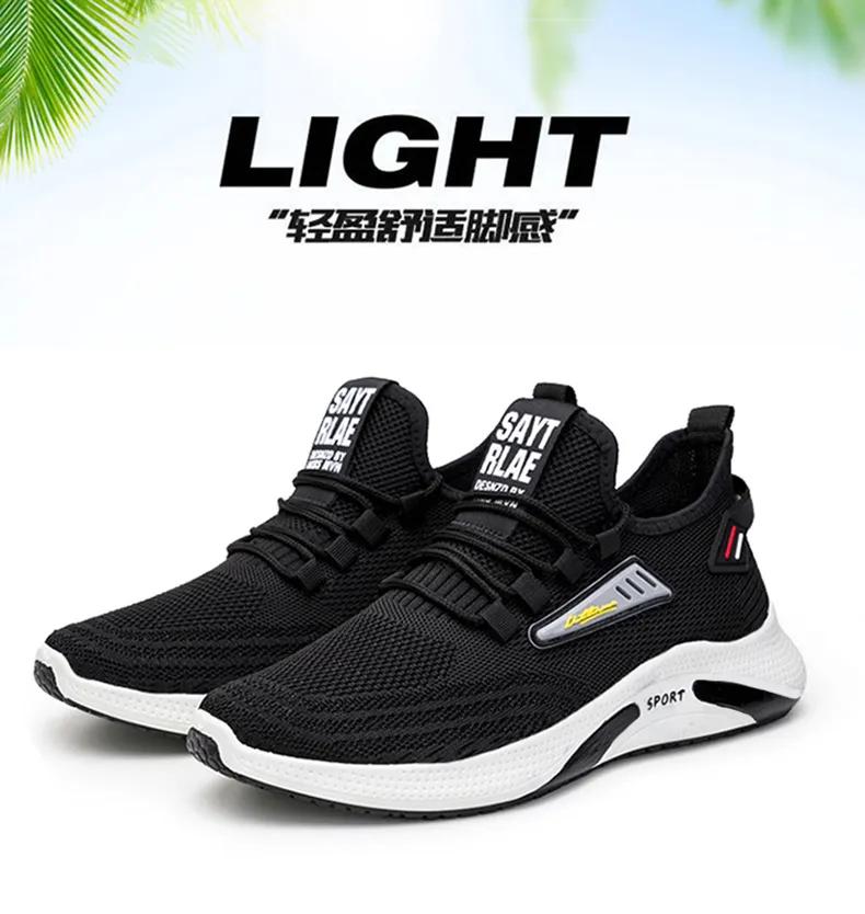 Men's Running Shoes - Lightweight Breathable Mesh Sneakers - Comfortable Soft Sole - Trendy Casual Sports Shoes for Men - Spring New Style showcase 13