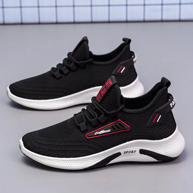 Men's Running Shoes - Lightweight Breathable Mesh Sneakers - Comfortable Soft Sole - Trendy Casual Sports Shoes for Men - Spring New Style thumbnail 2
