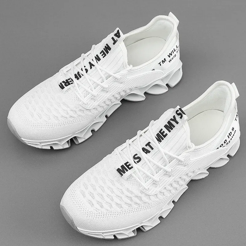 Men's Blade Running Shoes Breathable Mesh Sneakers Lightweight Casual Walking Athletic Shoes Plus Size Trendy Cross-border Footwear for Men showcase 3