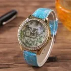 Rivet Studded Women's Quartz Watch - Punk Style PU Leather Thin Belt Wristwatch for Casual Fashion Wholesale showcase 11
