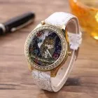 Rivet Studded Women's Quartz Watch - Punk Style PU Leather Thin Belt Wristwatch for Casual Fashion Wholesale showcase 12