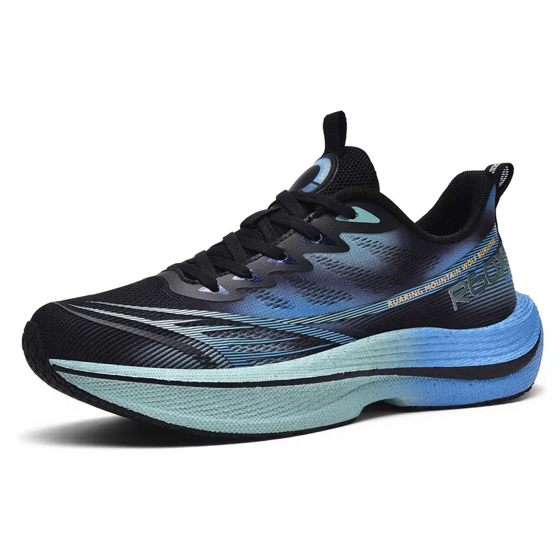 Men's Extra Large Running Shoes Lightweight Shock Absorbing Rebound Sneakers Breathable Mesh Outdoor Jogging Athletic Footwear Cross-Border Style thumbnail 9