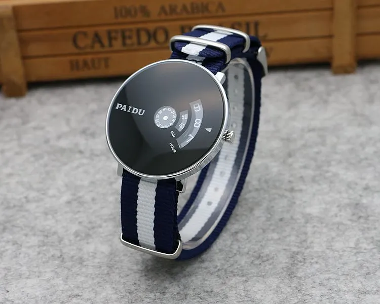 Blue/White - Black